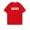 One Piece Summer Unisexs And Unisexs Loose Tshirt Street Animation Letter Print Y2k Trend Casual Shortsleeved Cotton Top