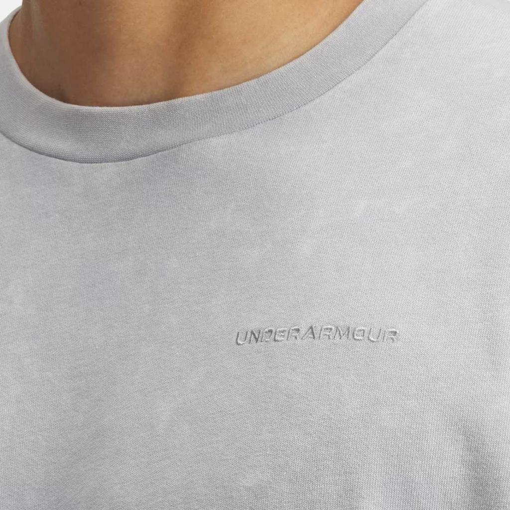 Under Armour Тяжелая мужская футболка с коротким рукавом UA Solid свободного кроя 6005463-011