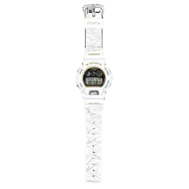 Casio Digital Series - Round 200 Meters Waterproof Solar Quartz Movement Resin Strap Men Watches Gray GW-6904K-7JR