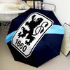 Club Crest Munchen Design Automatic Folding Umbrella - 8-Rib Travel Umbrella with Auto Open/Close & Portable Gifts for holidays or birthdays