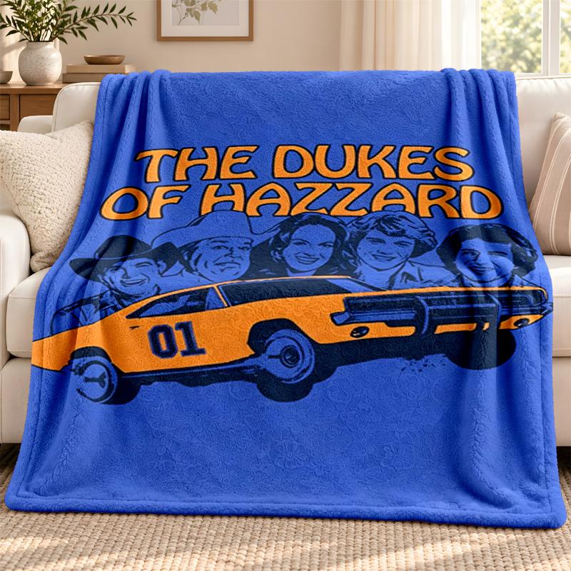 Dukes Of Hazzard blanket Flannel Blanket Soft Cozy Plush Throw for Sofa Bed Lightweight Home Decoration Outdoor camping