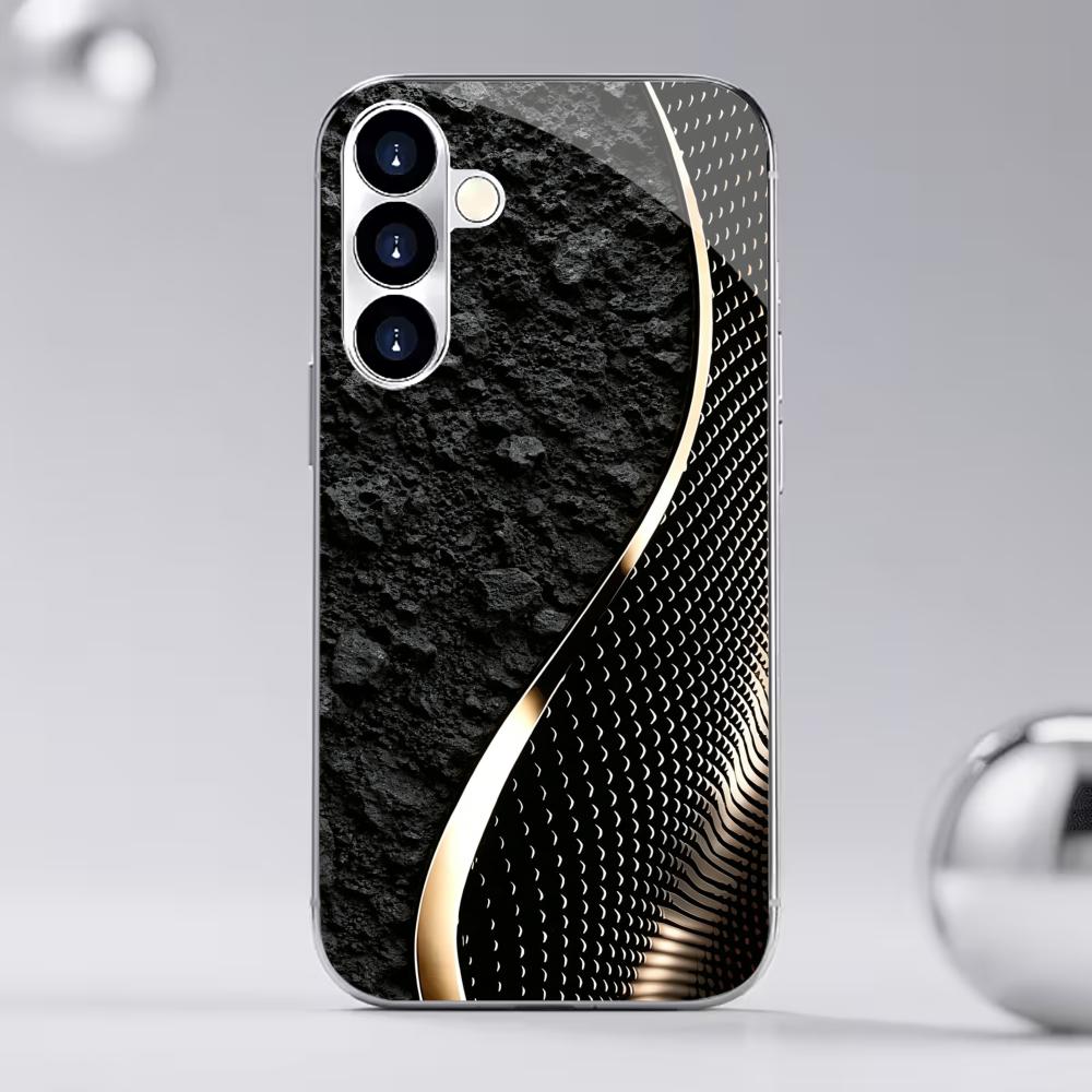 Стильный черный чехол из углеродного волокна для телефона glass s26 ultra case s25 ultra case для Samsung Galaxy S26 S25 S24 S23 S22 FE Ultra Plus