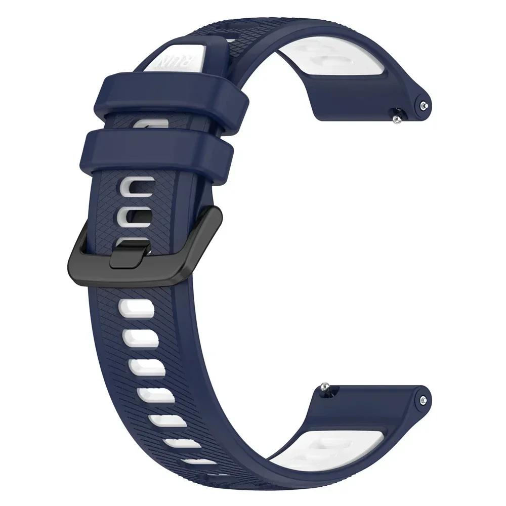 Классический 22 20 мм силиконовый ремешок для HUAWEI WATCH GT 4 Pro Band 46 мм GT 3 2 42 мм HONOR Magic Watch 4 GS 3 Pro ES браслет сменный ремень
