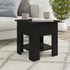 VidaXL Coffee Table Black 40x40x42 Cm Engineered Wood