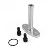 Universal Extended Aluminum Turbo Oil Drain Return Flange Kit With 5/8" Hose Barb m8 Holes Bolt Spacing 51mm Yc101623