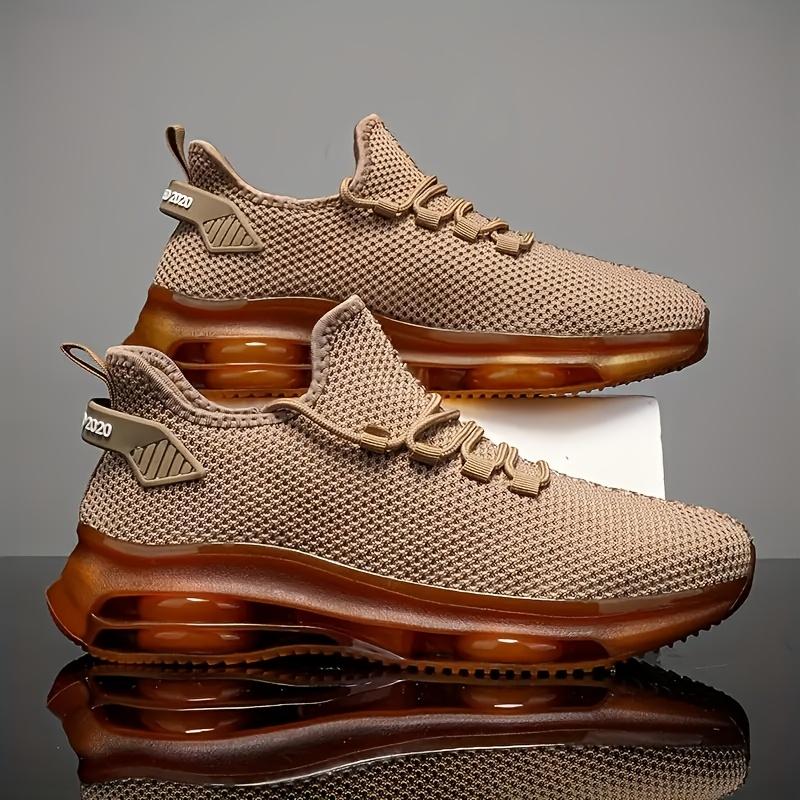 Мужские нескользящие повседневные кроссовки, дышащие, для бега на открытом воздухе, тренировок, походов, спорта, бега на открытом воздухе, женские плетеные трикотажные туфли на шнуровке