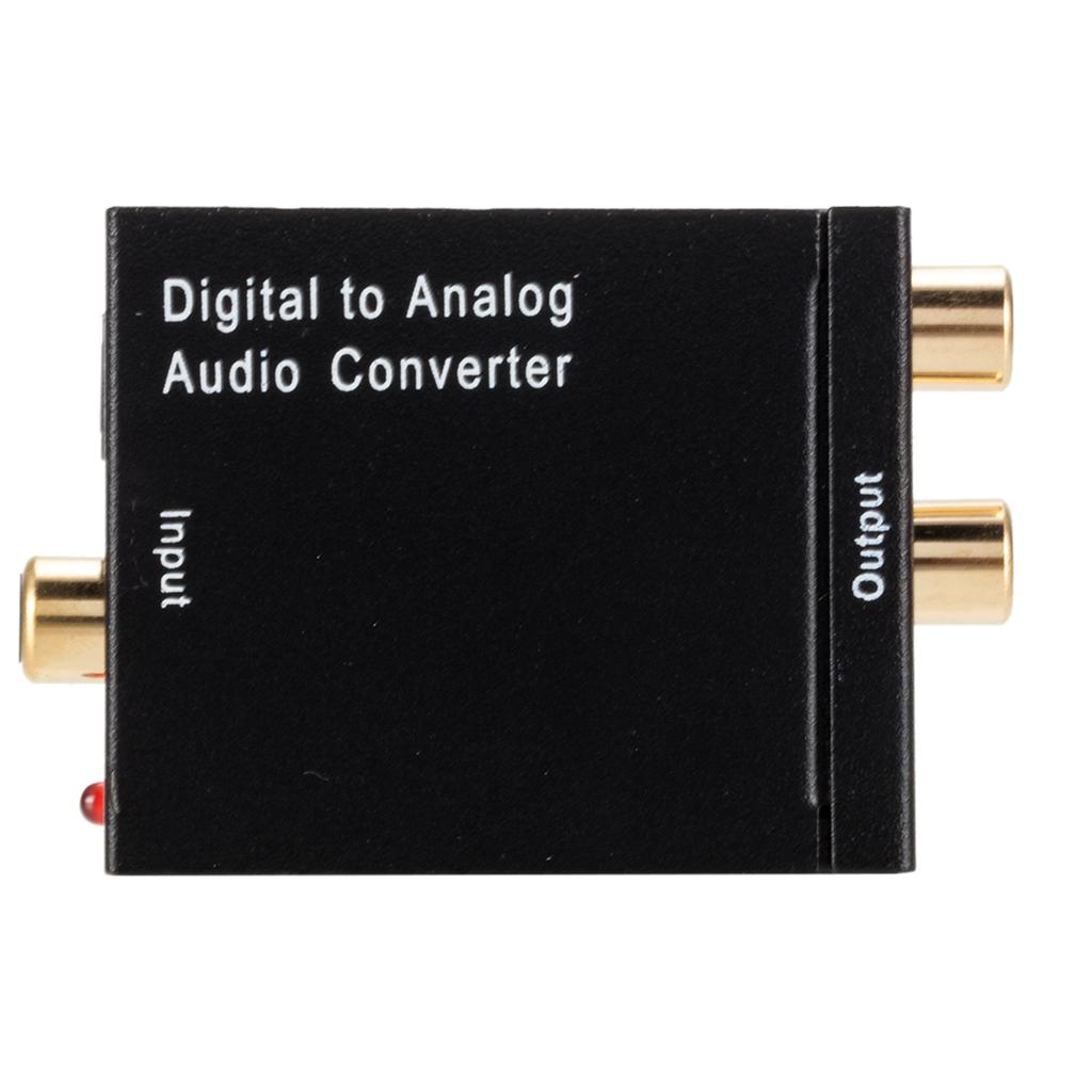 Digital to Analog Audio Converter Optical Fiber Coaxial Toslink To Audio Decoder Amplifier Digital Fiber Conversion