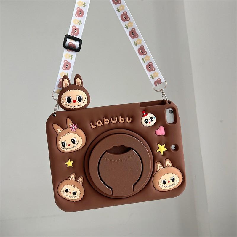 Soft Silicone Cartoon Tablet Case MatePad 11 Air SE 10.4 10.8 11.5s With Pen Slot 360 Rotating Stand Full Cover