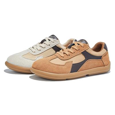 Модные женские кроссовки AIYUQI из натуральной кожи, винтажные, новые 2025, осенние, на плоской подошве, повседневные, женские кроссовки на шнуровке