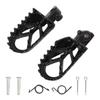 1 Pair Black Motorcycle Foot Rest Anti Slip Steel Alloy Foot Pedal for 50cc 70cc 90cc 110cc 125cc