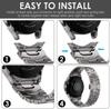 Stainless Steel Strap for Samsung Galaxy Watch 7 6 5 4 Classic 47mm 43mm 42 46mm 45mm No Gaps Metal Band 40mm 44mm Link Bracelet