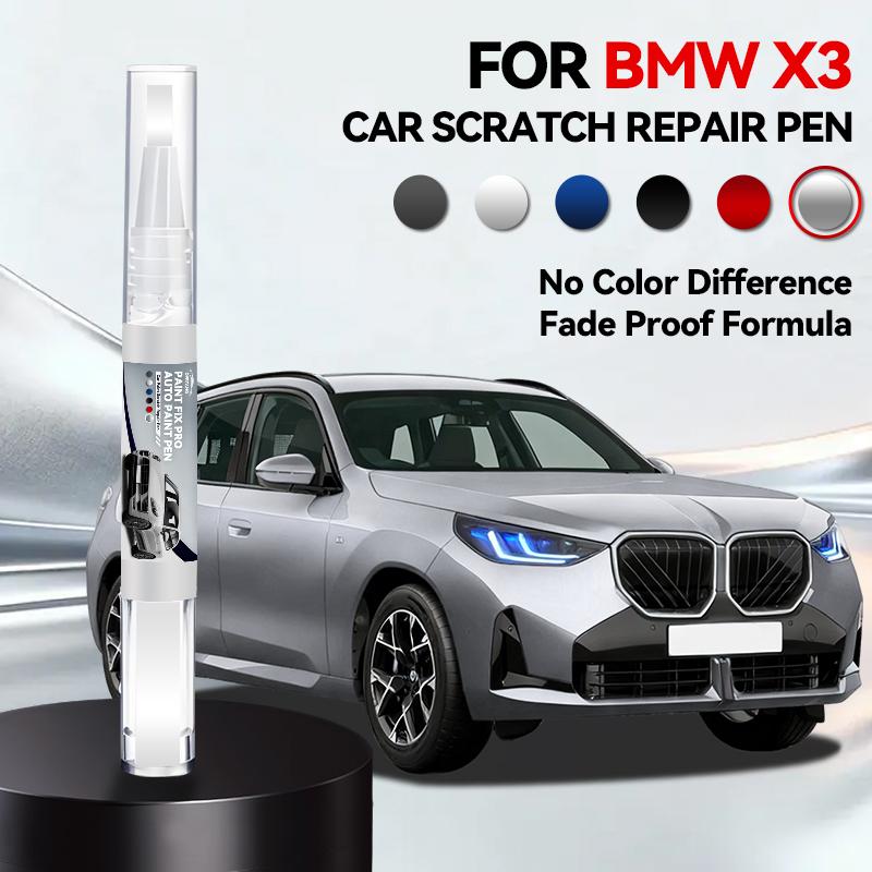 For BMW X3 NA Paint Repair Pen Touch Up Scratch Remover DIY Auto Accessories Black White Yellow Green Pink Blue