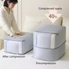 Large Comforter Storage Bag Functional Quilt Storage Bag with Carry Handles Space Saving Quilt Containers
