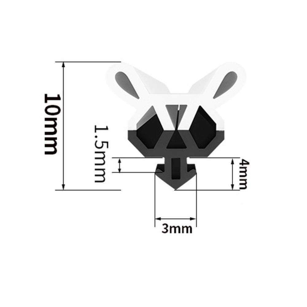 4M Flexible Window Sealing Strip Soundproof Door Draft Stopper High Quality Weather Stripping