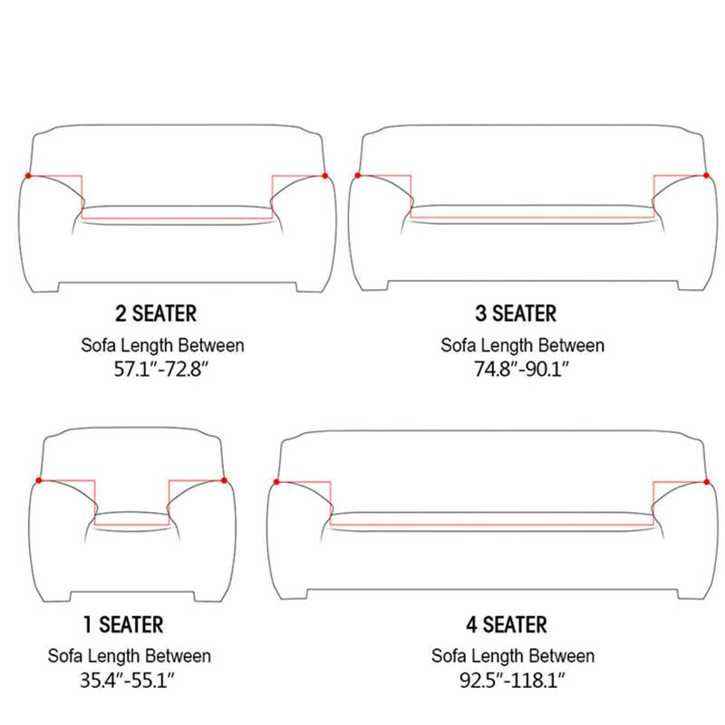 Эластичный чехол для дивана, сплошной цвет, универсальный противоскользящий чехол для дивана, простой четырехсезонный универсальный чехол для дивана с подлокотником