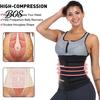 Sauna Slimming Belt Women Waist Trimmer with Zipper, Trainer Sweat Band Stomach Abdominal Compression Wrap Wrap, Enhancing Lower Belly Fat Back