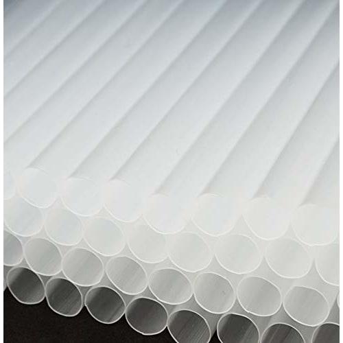 Сделано в Японии, Полупрозрачные трубочки из тапиоки, Упаковка 100 штук, Диаметр 12 мм x Длина 180 мм (ок.)