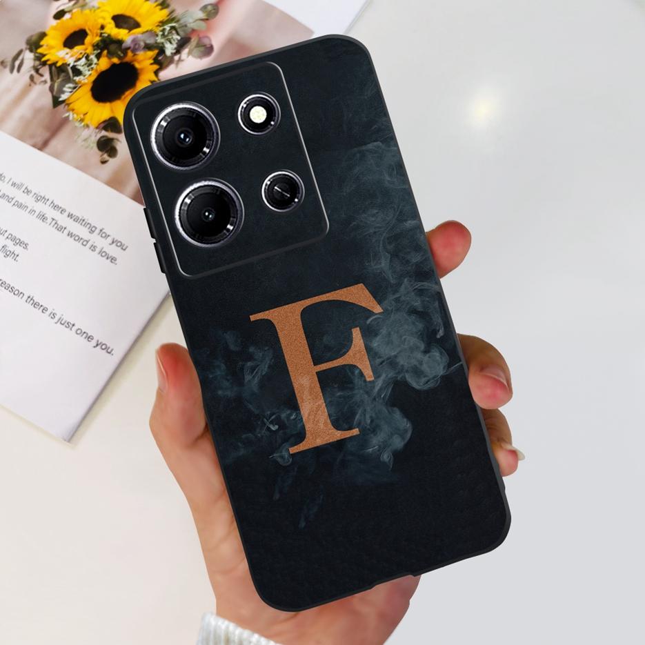 Чехол для Infinix Note 30i X6716 Роскошная задняя крышка с буквами Мягкий силиконовый чехол для телефона для Infinix Note 30 Pro Note30 Note30i Бампер