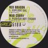 12inch Record RED DRAGON  MAD COBRA  MEGA BANTO  Explode Gal  Pleaser Not Teaser   GRED518 1994 UK Reggae Ska  Dub Used