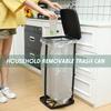 1PC Adjustable Height Camping With Manual Height Adjustment Office Expandable Kitchen Collapsible Trash Can Durable