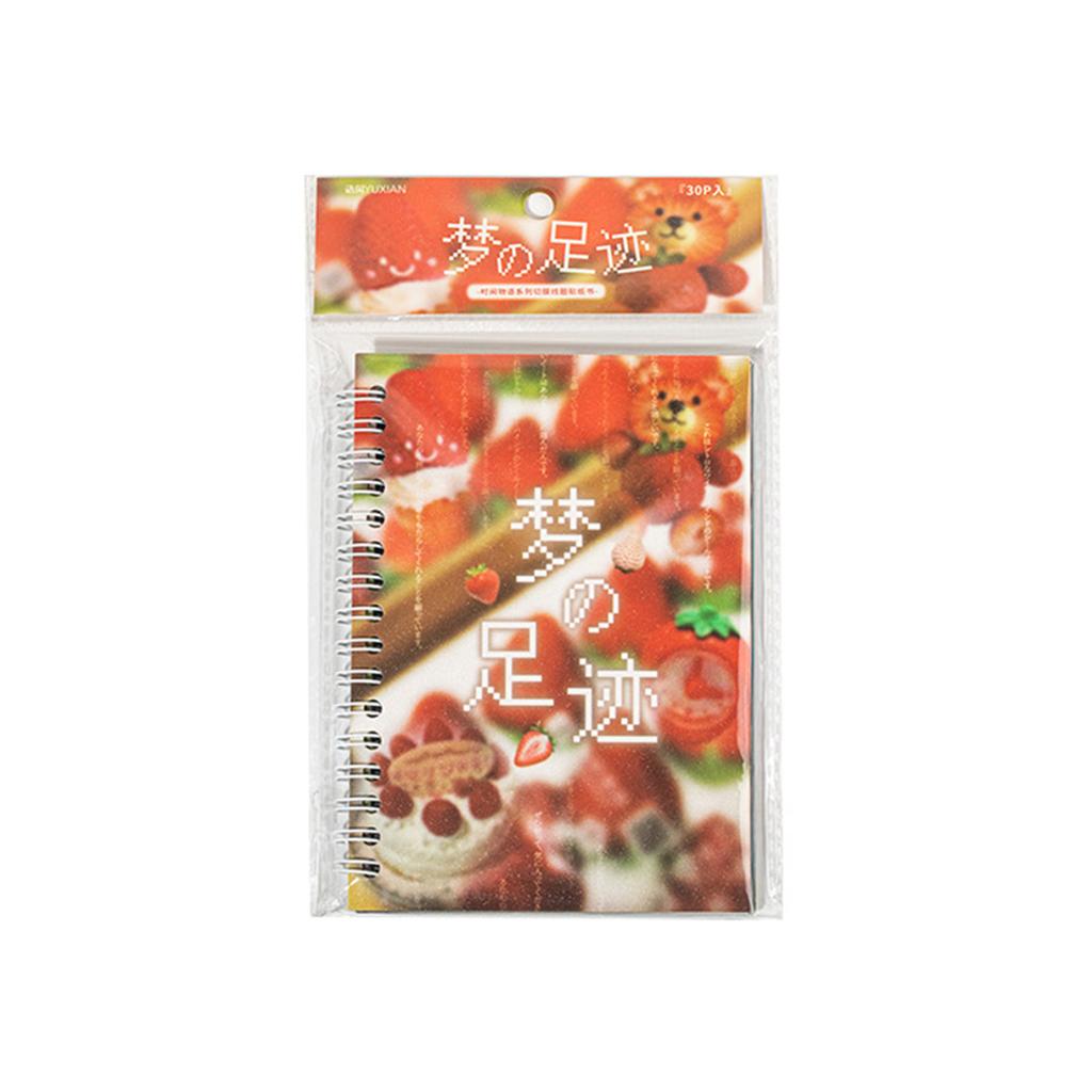 Die Cut Sticker Book With Spiral Binding 30 Sheets Stickers Scrapbooking Journaling DIY Craft Supplies For Kids Adults