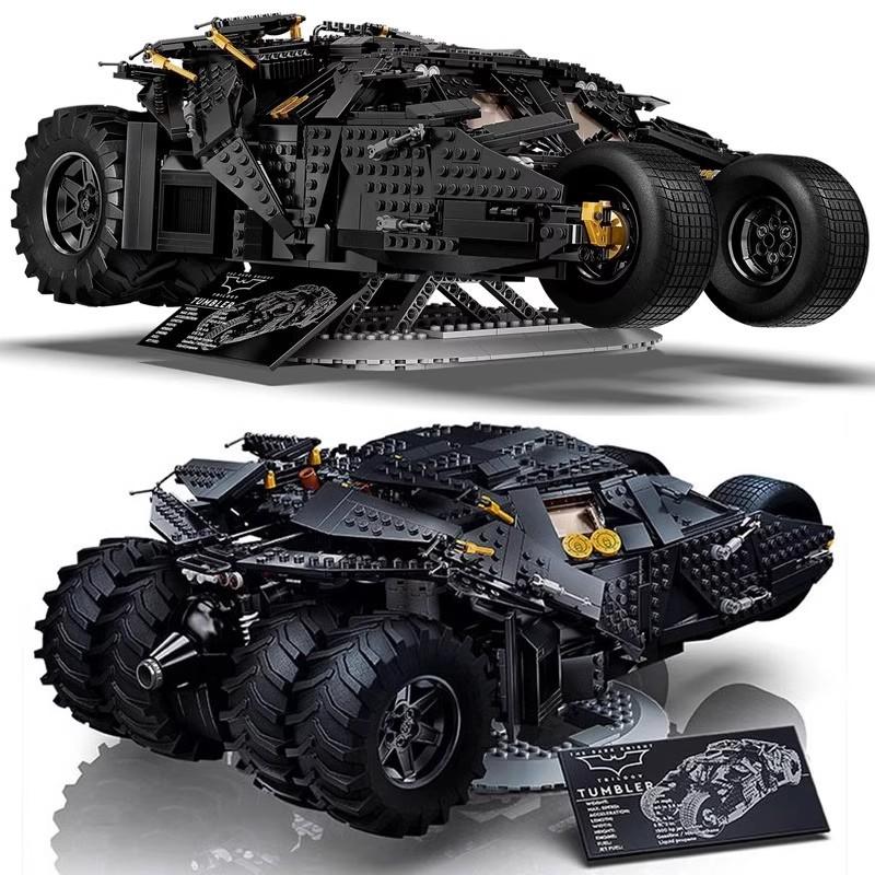 Batman Batmobile Building Blocks, Dark Knight Batman Batmobile Assembly Brick Model Toy
