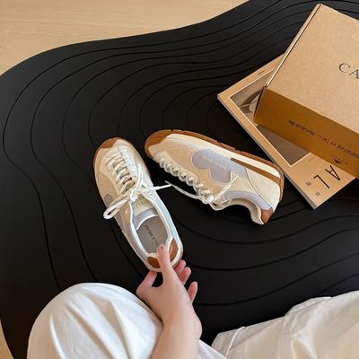 Ретро кроссовки для тренировок Форрест Гамп женские на платформе с цветочным принтом 2025 новые дышащие универсальные повседневные спортивные кроссовки для бега