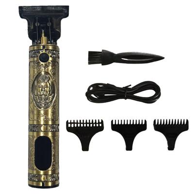 Волосы ЖК Триммер для волос Парикмахерская Электрический Беспроводной Триммер Бритва для бороды