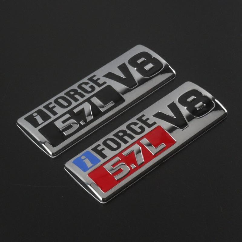 Suitable for Sequoia, Smooth Road, Rear Tail Mark Fender Mark I FORCE 5.7L V8 Car Mark Side Mark