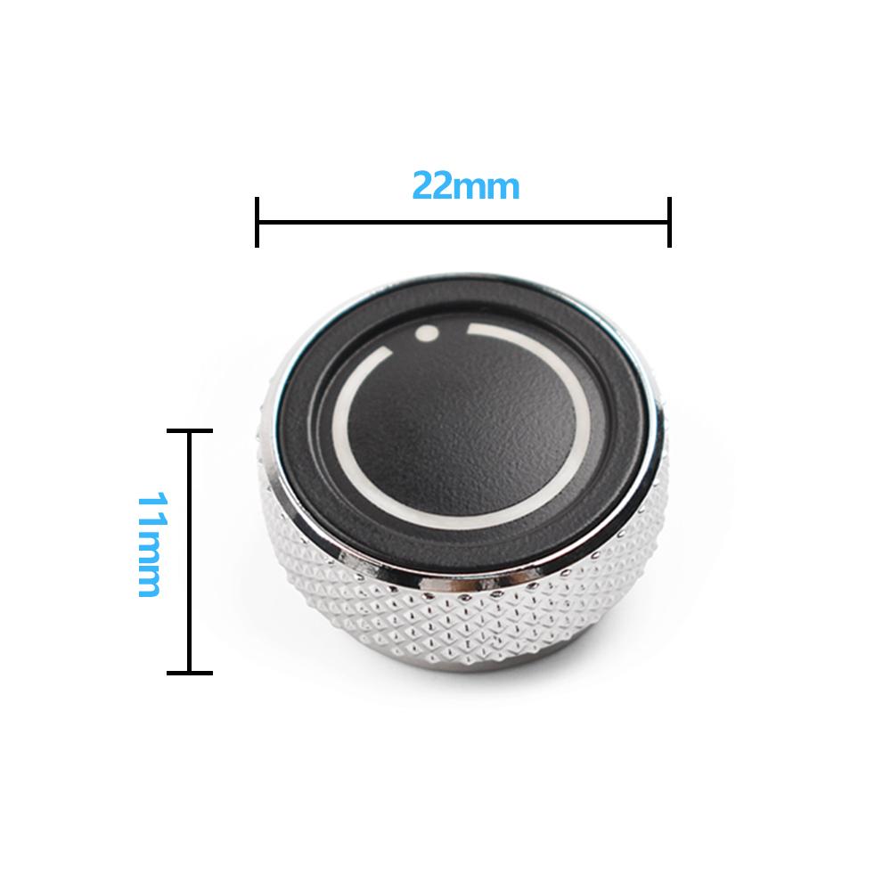 Car Front Rear Central Console AC Temperature Button Audio Volume Knob CD Control Switch Button For Porsche Cayenne