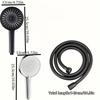 Shower showerhead, pressurized large panel showerhead, a great helper for hotel bathrooms, handheld pressurized showerhead showe