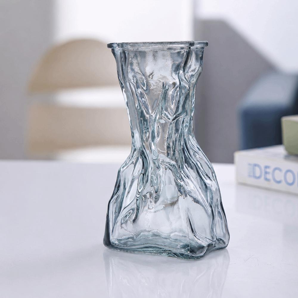 Hydroponic Art Transparent Irregular Vase Creative Shape Plant Bottle  Home Decoration