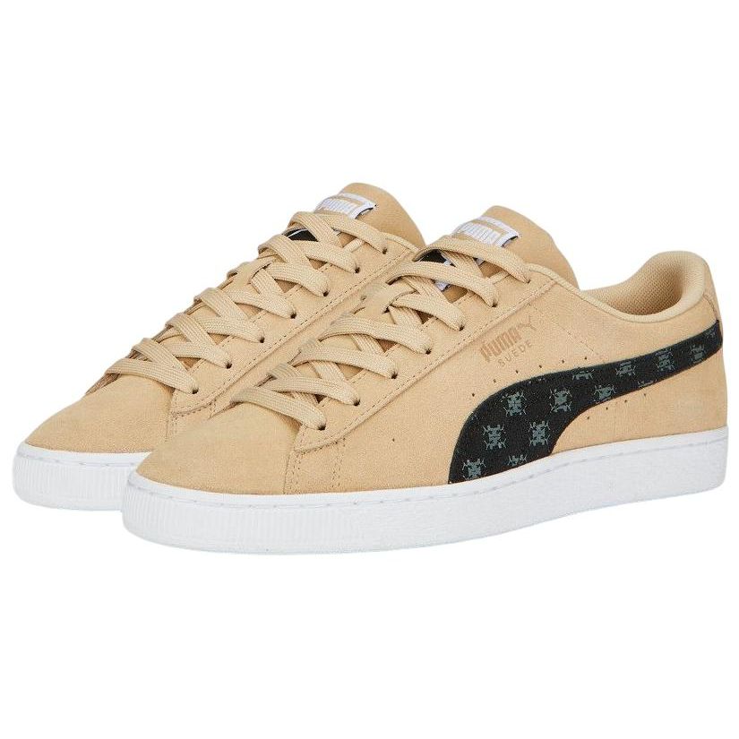 Puma Кроссовки Suede Classic T7 Light Sand Monogram Unisex Tan Black White 388717-01
