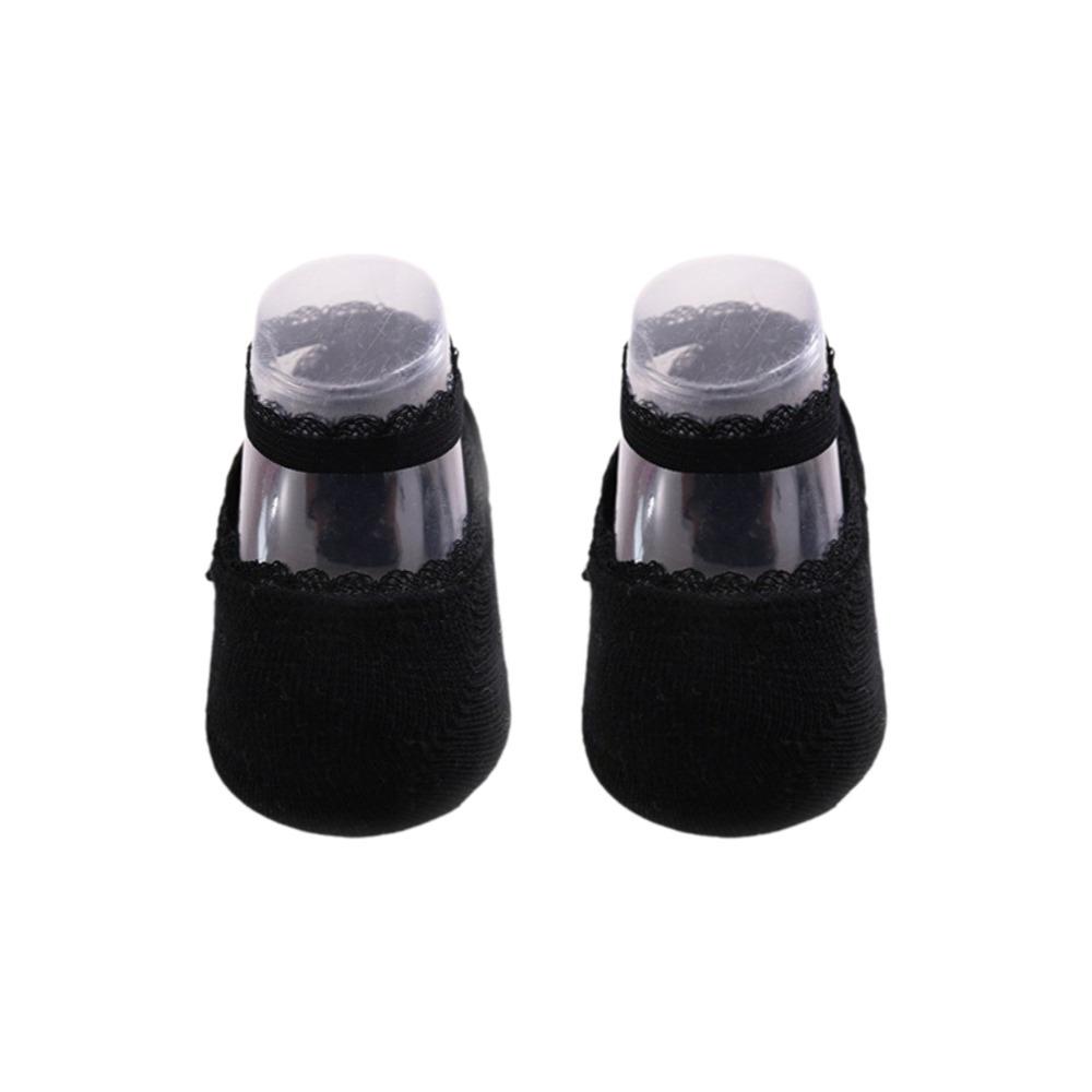 Rubber Soles Newborn Socks Soft Cotton Baby Socks Adorable Infant Lace Socks For Newborns