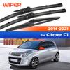 Передние и задние дворники для Citroen C1 2014- 2015 2016 2017 2018 Щетки дворников Стеклоочистители Лобового стекла 26"+26"+12"
