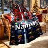 Custom Name Personalized NFL Print Blanket, Home Decor, Bedroom, Sofa, Camping, Couch, Gifts for Birthday Christmas