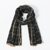 Men's Classic Plaid Patchwork Fleece Scarf New Warm Autumn and Winter Scarves