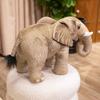 Elephant Soft Cartoon Animal Toy Plush Cushion Ornament For Kids Decor Bedroom