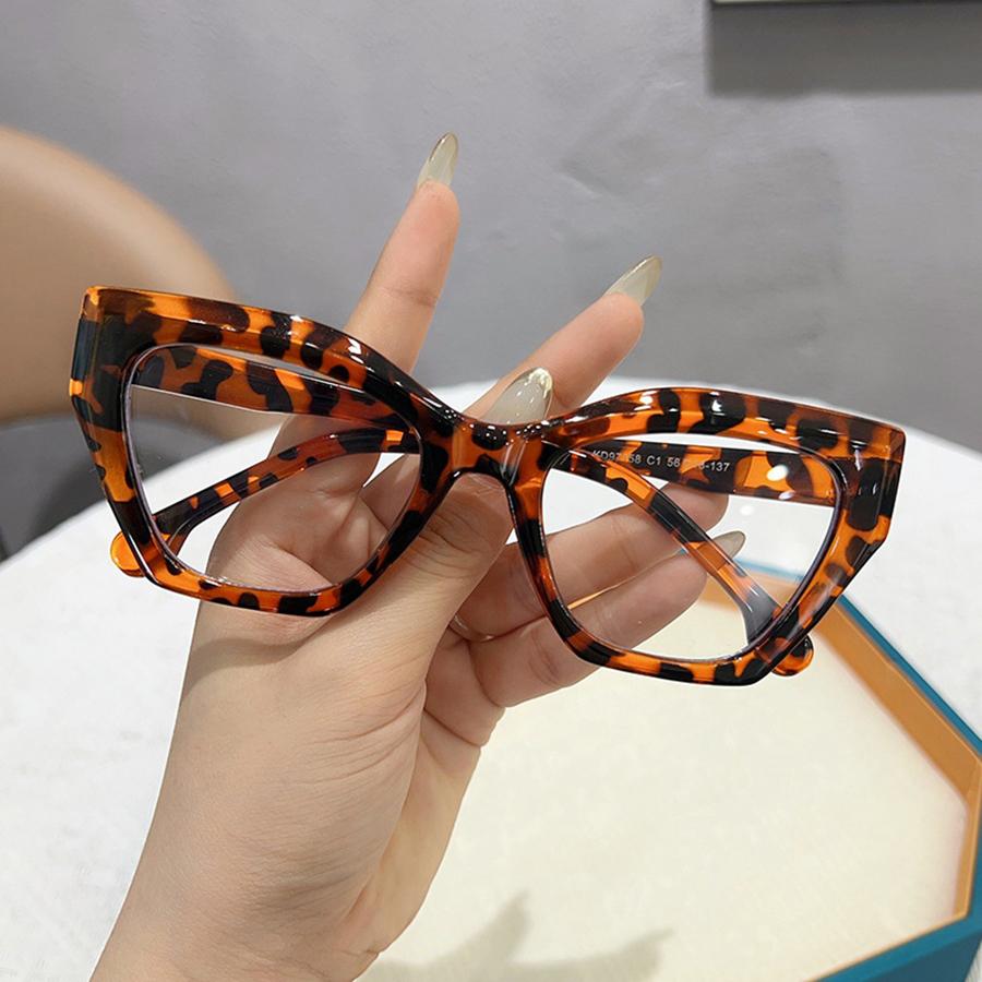 Оправа для очков с блокировкой синего света, женские простые очки, винтажные оптические очки, унисекс, новые трендовые компьютерные очки «кошачий глаз» с прозрачными линзами