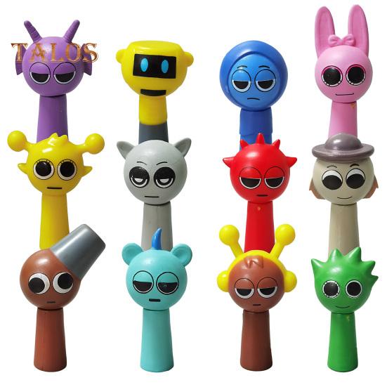 12 шт., мультяшный музыкальный игровой персонаж, фигурка персонажа из ПВХ, статуэтка, скульптура, игрушка, настольное украшение для детей и взрослых, подарок для фанатов игр