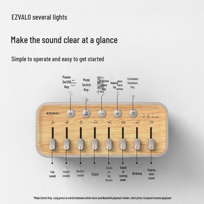 Smart Wireless Bluetooth White Noise Speaker for Relaxation