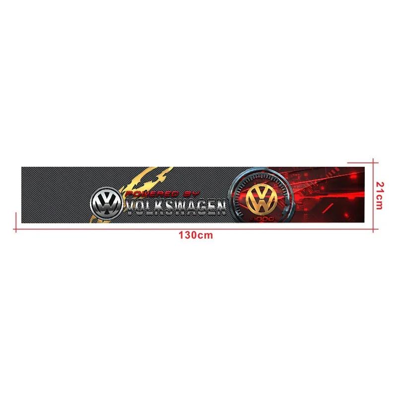 Для VOLKSWAGEN VW Автомобильные Наклейки На Переднее Заднее Стекло Светоотражающая Защитная Наклейка Для Volkswagen Golf Jetta Beetle Scirocco Sagit