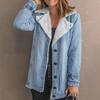 Women's Ultra-Warm Velvet Denim Jacket - Loose, Trendy, and Versatile for Autumn/Winter