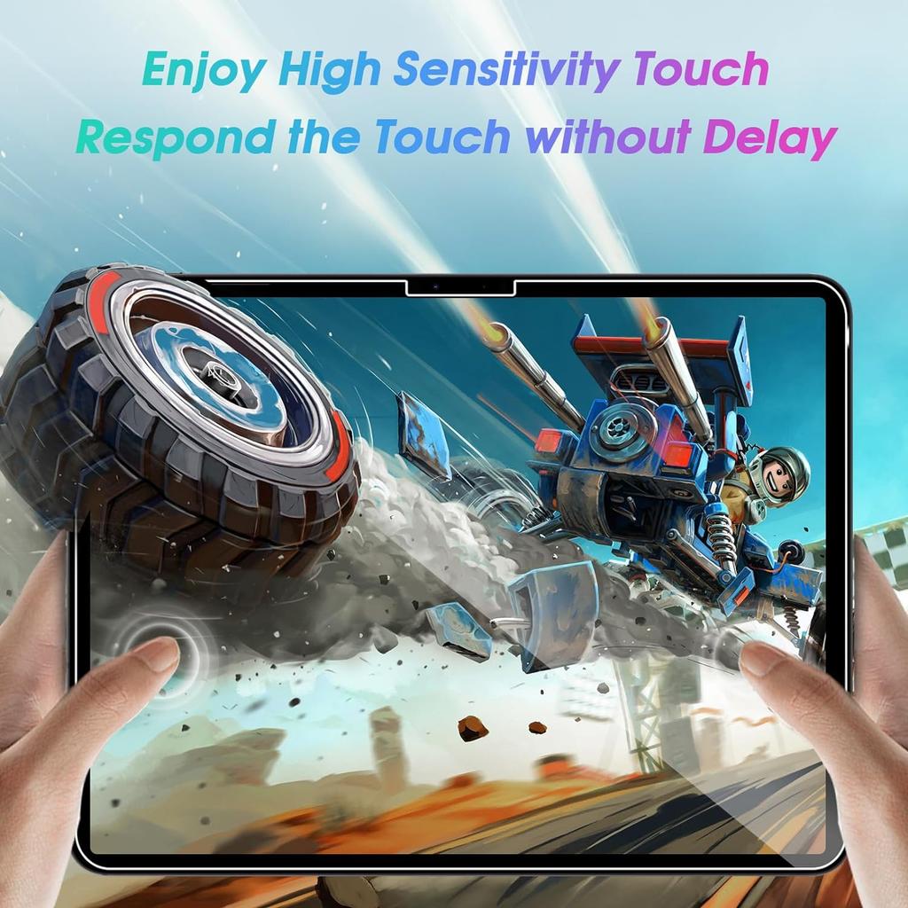 2 шт для iPad Pro 13 (2024) Закаленная стеклянная пленка 2.5D Arc Edge Clear Screen Protector