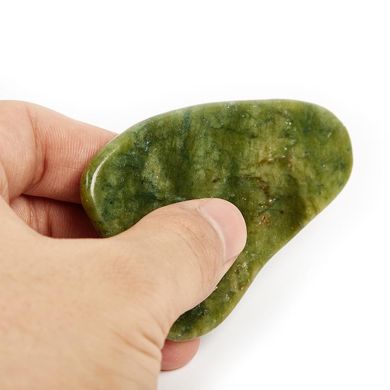 Нефритовый роликовый скребок Гуа Ша для подтяжки лица, для похудения, против старения, против морщин, массажные инструменты