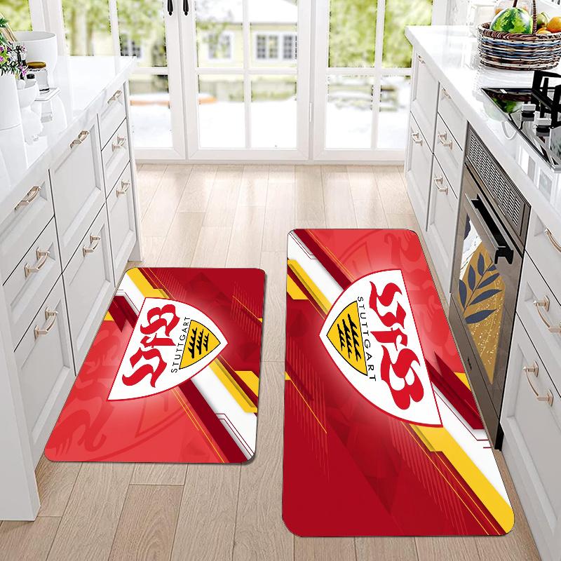 VfB Stuttgart Flannel Area Rug Soft Kitchen Floor Mat Non Slip Carpet Room Decor