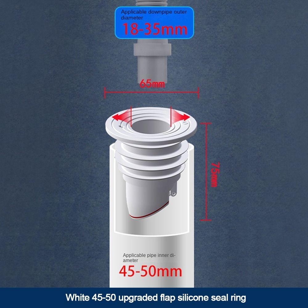 Stopper Shower Drainer Anti Odor Seal Floor Drain Drain Cover Water Pipe Plug Pipe Sealing Ring