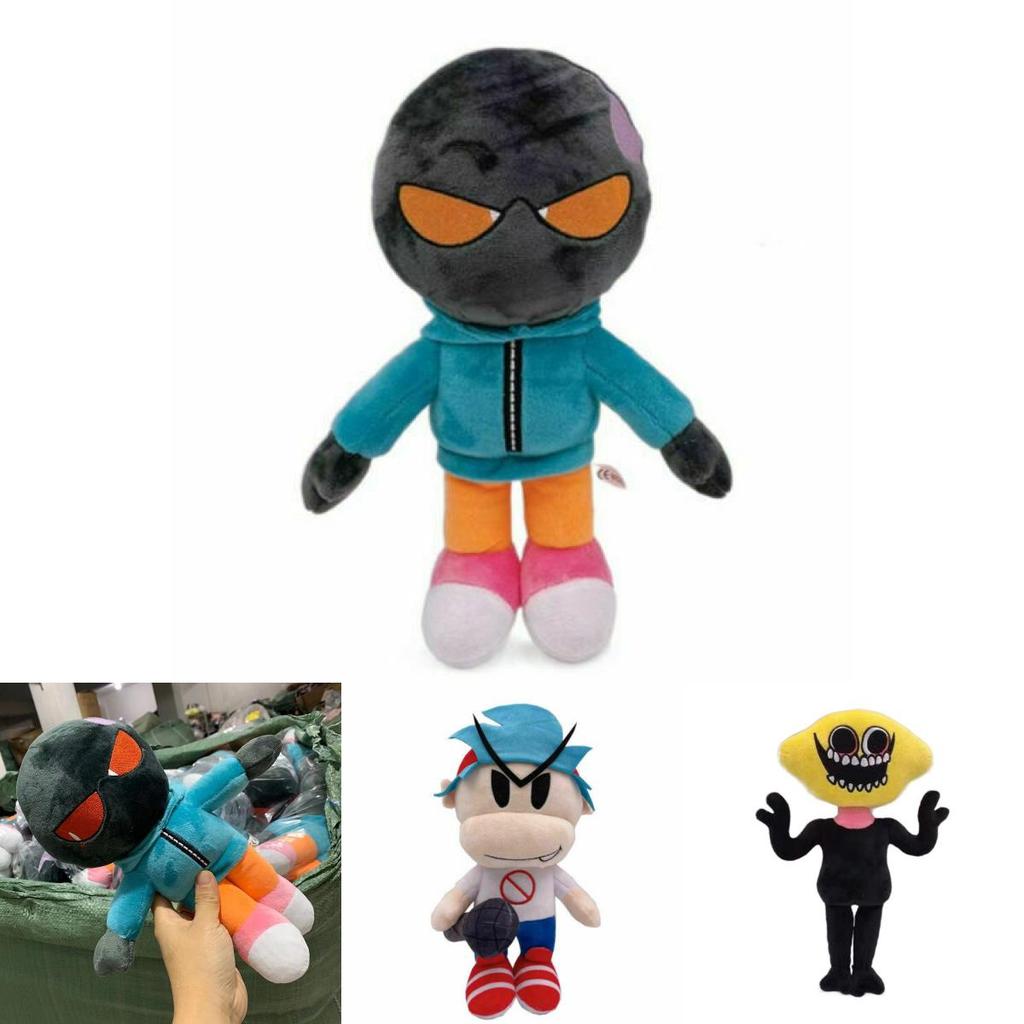 Плюшевая игрушка Friday Night Funkin' Невероятно мягкая Кукла Fnf Whitty и Бойфренд Лимонный Демон для детей