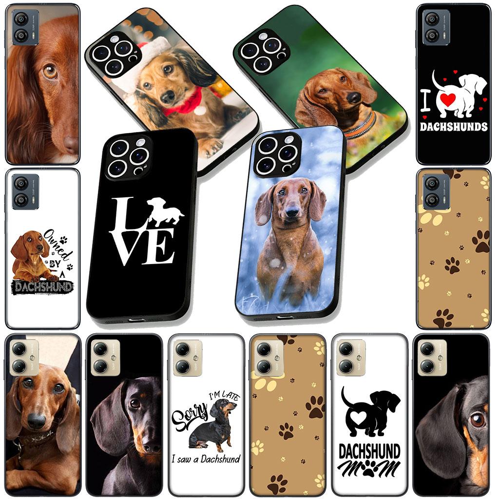 Soft Cover for Xiaomi Redmi Note 12 11 10 Pro 10A 10C 12C 14C A4 Note12 5G Coque Phone Case Dachshund Dog