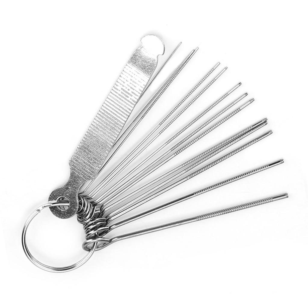 Напильники для седла для гитарного мостика, набор из 13 игл, набор инструментов, аксессуары для укулеле